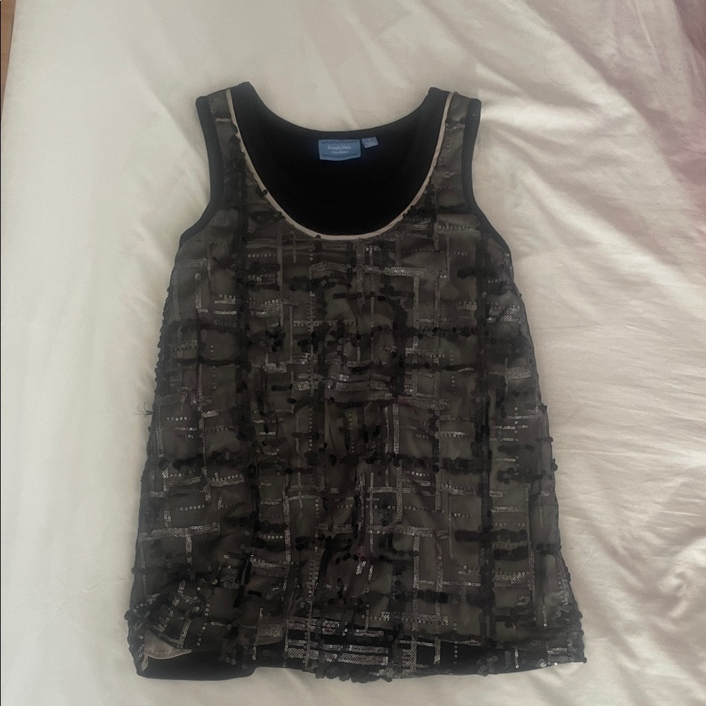 Simply Vera Wang Sequin top